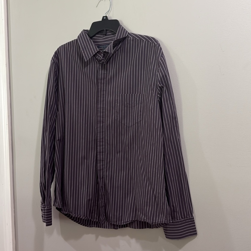 French connection button down striped top - Picture 2 of 5